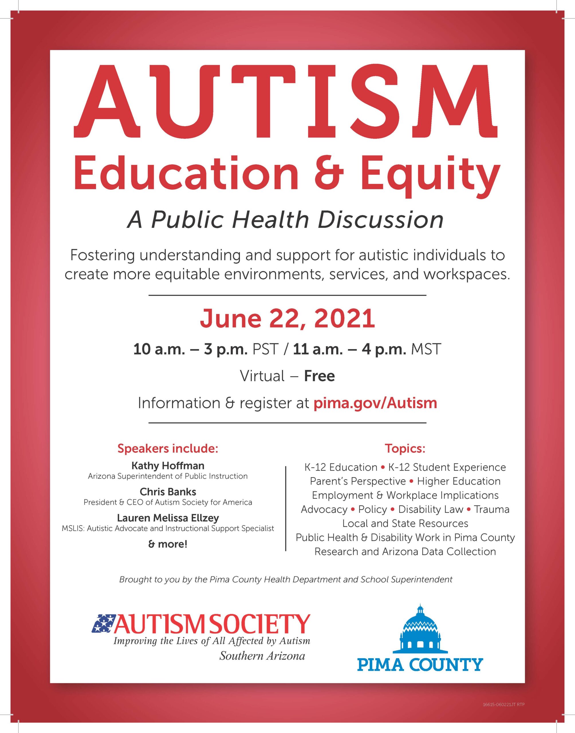 Autism Education & Equality Virtual Conference Autism Society of